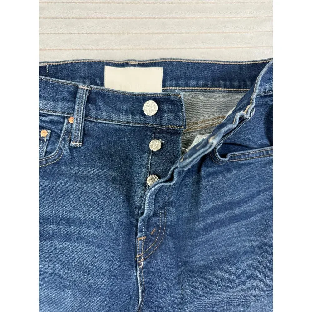 Mother SUPERIOR Lil’ Tomcat Roller Skimp 29 Perfectly Imperfect Wide Leg Jeans